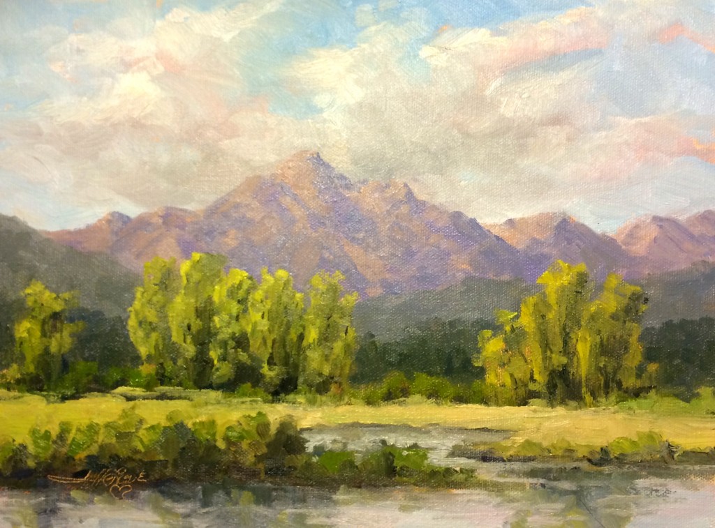 Fine Art, Art, Artisan Jeff Love, Oil Painting Pagosa peak